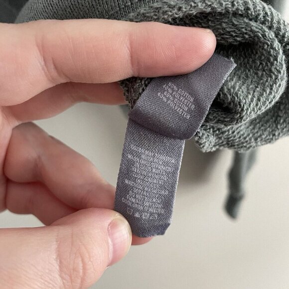 Aerie Women XS Green Terry Casual Comfort Relaxed Pullover Cropped Sweatshirt - Picture 7 of 9